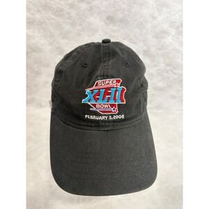 NFL Super Bowl XLII Hat 2008 Imperial Palace Las Vegas Black Cotton Adjustable